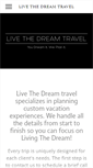 Mobile Screenshot of livethedreamtravel.com